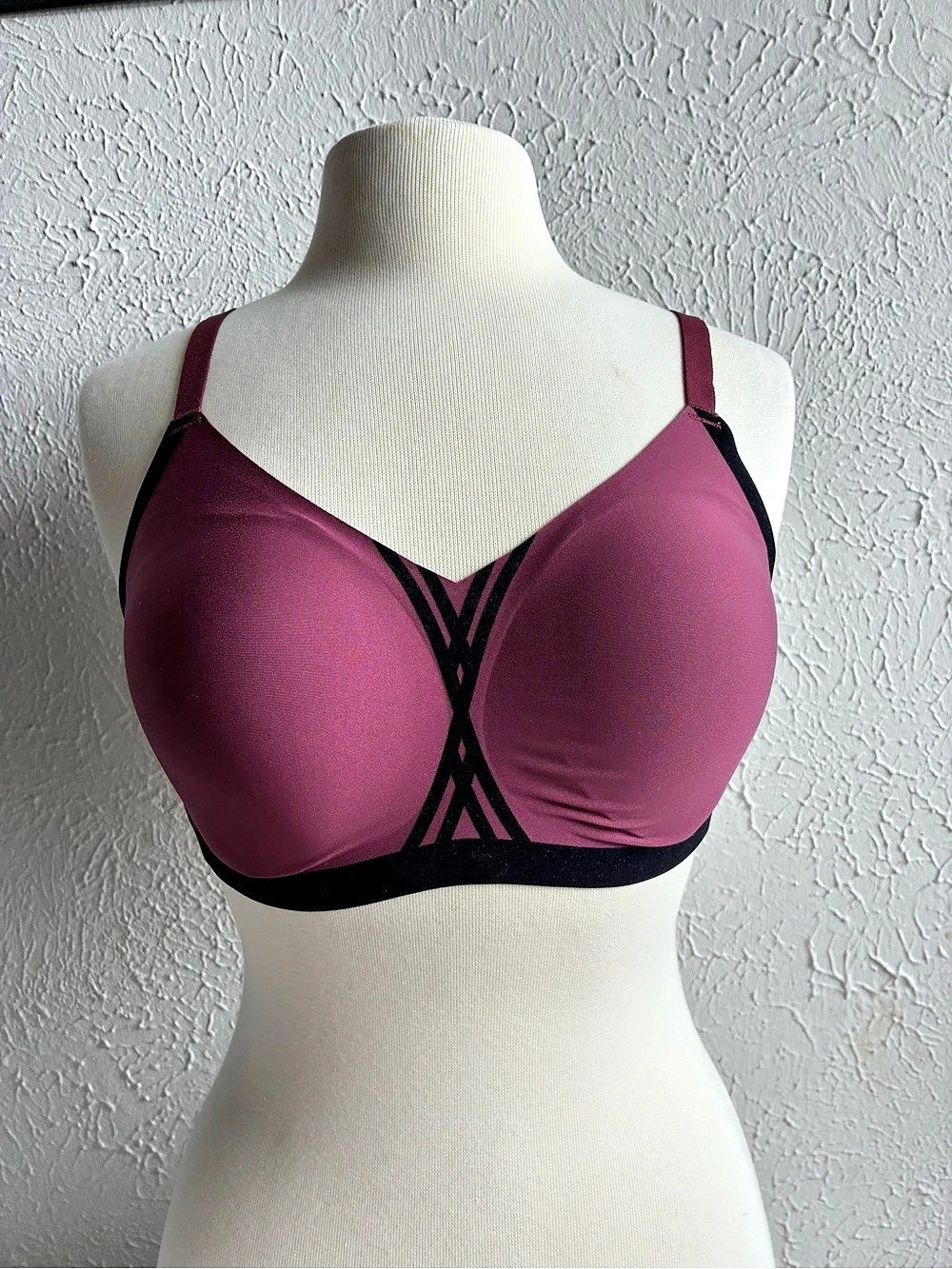 Honeylove Silhouette Bra St Purple Black Wireless Padded
Adjustable Straps - Picture 4 of 13